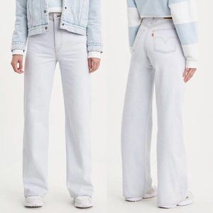 SOLD!! NEW Levi's Light Wash Ribcage High Waisted Wide Led Bohemian Jeans